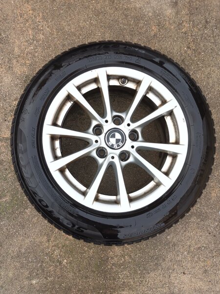 Jante cu anvelope iarna 205/60/R16 BMW Seria 3